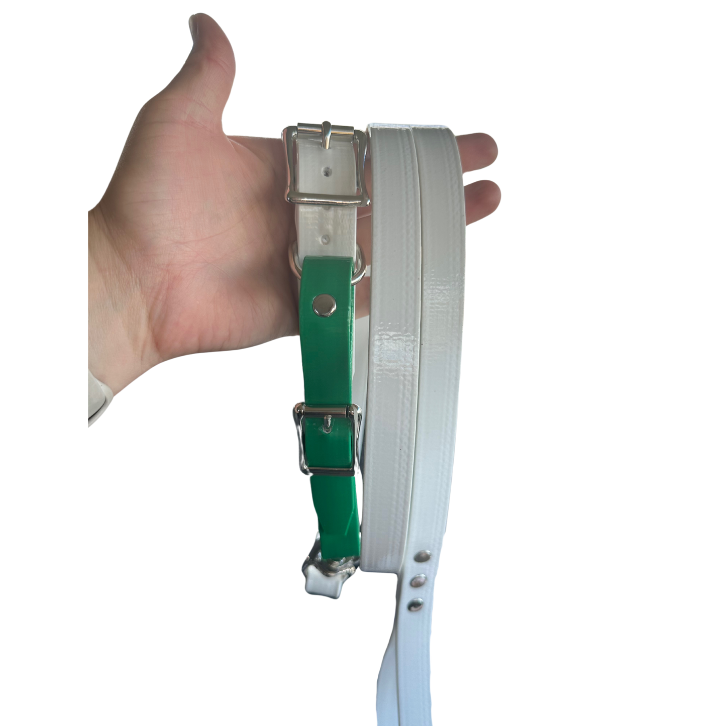 PVC Coated Webbing Collar & Lead Set